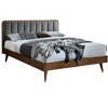 PAGED Storage Bed Queen Size Upholstered Platform Bed with 2-Drawers, Tufted Headboard, Easy Assembly, Noise Free - 3 of 4