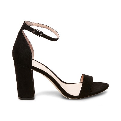 Black Heeled Sandals Target