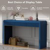 Bella Depot 55.1''W Rustic Console Table with Fluted Drawers for Living Room, Hallway - 4 of 4