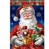 Briarwood Lane Christmas House Flag 40x28 For Outdoor Holly Jolly Santa For Christmas House Flag - 3 of 4