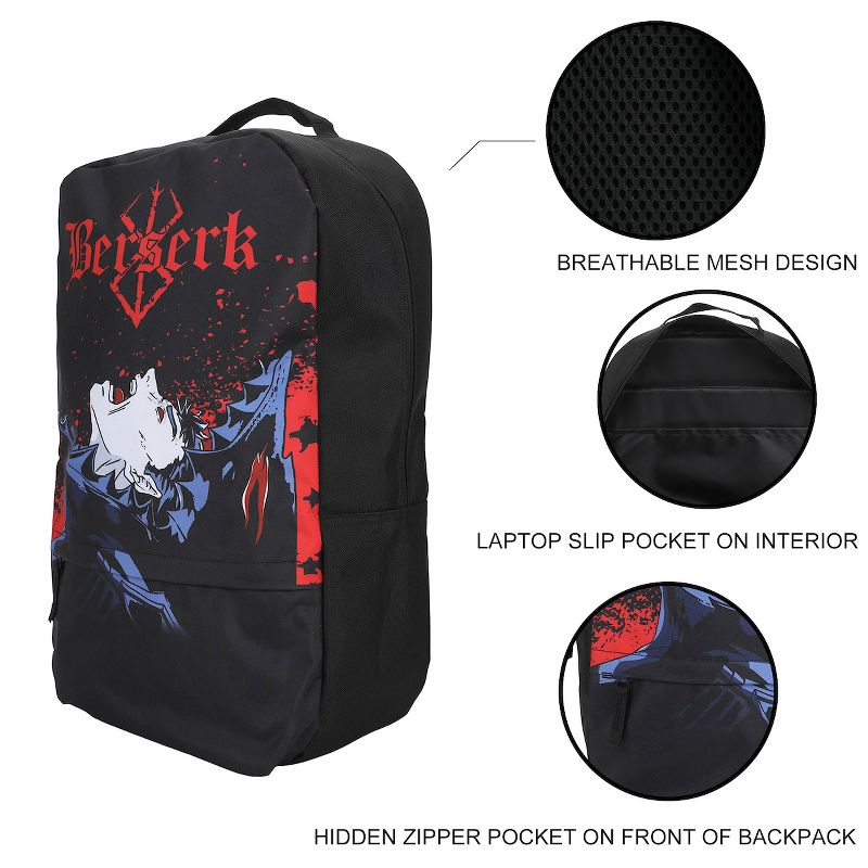Berserk Character and Title Logo 19" Backpack, 4 of 7