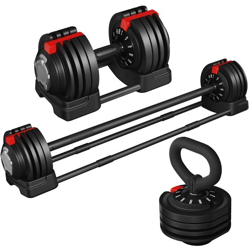 NEW Single 50 lbs adjustable dumbbell - Weights Set, Plates, Exercise, Fitness outlets