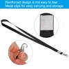 Unique Bargains Width Flat Neck Lanyards with Swivel Hook Clip for Name Tag Badges 5 Pcs - 3 of 4