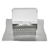 Lambro® 4-In. Aluminum Exhaust Roof Vent Cap with Screen, Damper, and Collar, 109R in Silver - 2 of 4