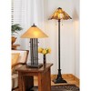 Quoizel Inglenook 62" Mission Tiffany-Style Art Glass Floor Lamp - 2 of 3