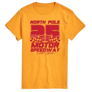 Men's - Instant Message - North Pole Motor Speedway Short Sleeve Graphic T-Shirt - 1 of 4