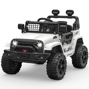 Kids Electric Truck, 3 Speed Toy Car, 12V Electric Truck, Spring Suspension, with Parent Remote, LED Lights, Seat Belt, Music, for Boys Girls - 1 of 4