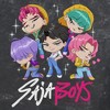 Juniors KPop Demon Hunters The Saja Boys Portrait Cropped T-Shirt - 2 of 4