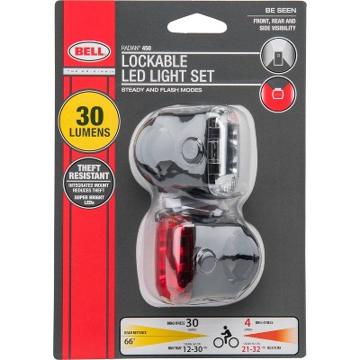 bell radian 450 lockable led light set