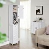 Freestanding Storage Cabinet with Shutter Doors - 2 of 4