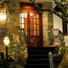 6 FT Christmas Garland with Lights,Battery Operated Lighted Garland with Pine Cones Red Berries,Christmas Decor Mantle Fireplace Indoor Outdoor Home - 2 of 4