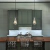 ALOADECOR 1-Light 5" Farmhouse Raindrop Glass Chandelier Rustic Teardrop Cluster Pendant Light for Kitchen Island - 4 of 4
