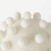 HomeRoots 6" Ivory Resin Knobby Nubs Orb Tabletop Sculpture - 4 of 4