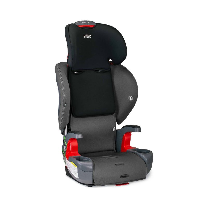 Britax Grow with You Harness SafeWash Booster Car Seat - Mod Black, 5 of 10