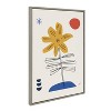Kate and Laurel Sylvie Dancing with Flowers Framed Canvas by Kelly Knaga, 23x33, Gray - 2 of 4