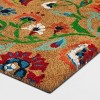 1'6"x2'6" Delia Floral Tufted Outdoor Coir Doormat Natural - Threshold™ - 3 of 4