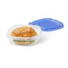 Snap And Store Small Square Food Storage Container - 5ct/25oz - Up