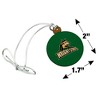 Wright State Primary Logo Mini Small Tiny Wood Christmas Tree Holiday Ornament - 4 of 4