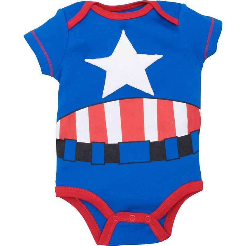 Marvel Avengers Spider-Man Baby Cosplay Bodysuit and Pants Set Newborn to Infant , 2 of 7