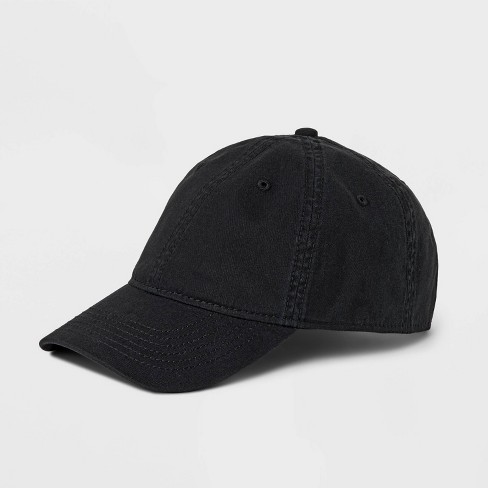 Men's Cotton Washed Baseball Hat - Goodfellow & Co™ Black