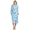 Casual Nights Women's Fleece Long Sleeve Plush Robe - 2 of 4