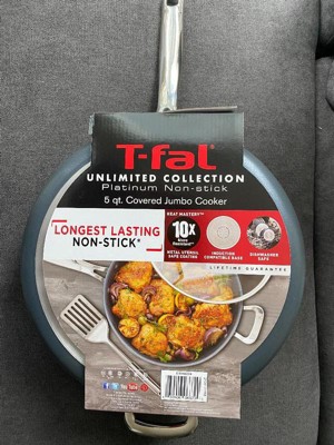 T-FAL T-fal Culinaire Non-Stick 5 Qt. Jumbo Cooker, Black B0588264
