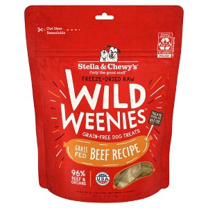 Stella & Chewy's Wild Weenies Beef Flavor Chewy Dog Treats - 3.25oz - 1 of 4