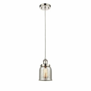 Bell - 1 Light Cord Hung Mini Pendant In Industrial Style-10 Inches Tall and 5 Inches Wide - 1 of 1
