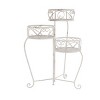 Plant Stand 3-tier Indoor Or Outdoor Folding Wrought Iron Metal Home ...