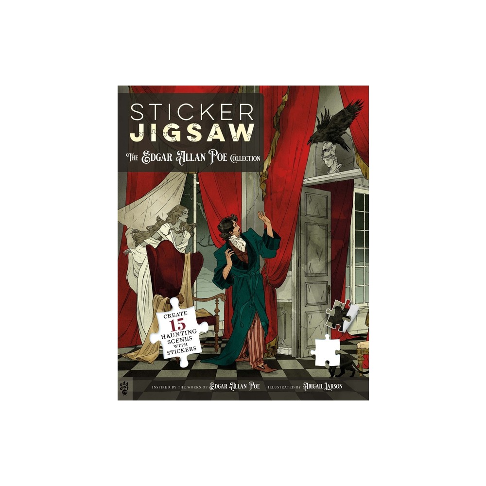 Sticker Jigsaw: The Edgar Allan Poe Collection - by Edgar Allan Poe & Odd Dot (Paperback)