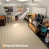 12x20 FT Metal Carport, Enclosed Car Port with Reinforced Frame and Steel Roof for All-Weather Use, Metal Garage Shed for Full-Sized Pickup Trucks - 4 of 4