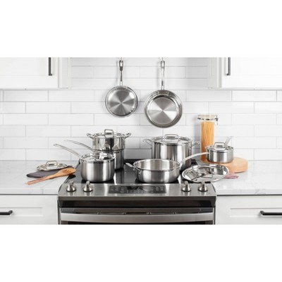 Stainless Steel 8 Qt. Stockpot with Lid and Cool Touch Handles
