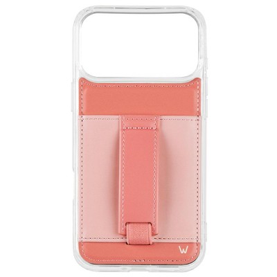 Walli Cases Pink Paradise Phone Case with Wallet and Finger Strap