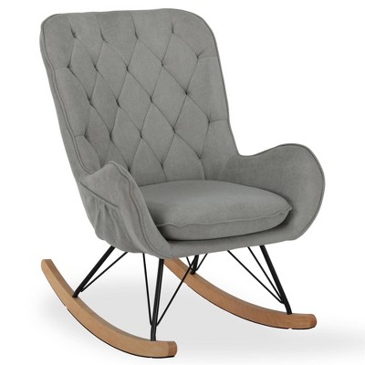 Baby Relax Zander Rocker Chair with Side Storage Pockets