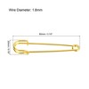 Unique Bargains Metal DIY Blankets Crafts Brooch Making Home Sewing Large Safety Pins 40 Pcs - 2 of 4