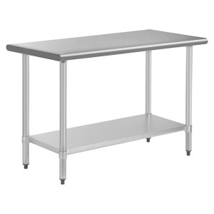 BMS 24/36/48/60in Stainless Steel Kitchen Work Table Scratch Resistant with Adjustable Table Foot - 1 of 4