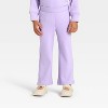 Toddler Girls' 2pc Top & Bottom Set - Cat & Jack™ Purple - 4 of 4