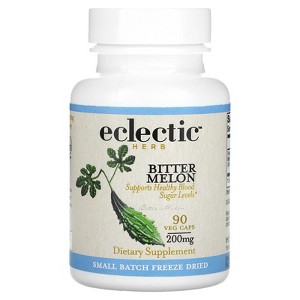 Eclectic Herb Freeze Dried, Bitter Melon, 200 mg, 90 Veg Caps - 1 of 2