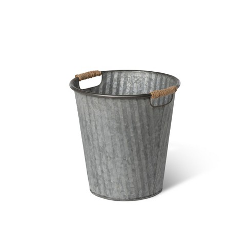 Park Hill Collection Galvanized Flower Bucket Small : Target