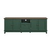 Festivo 72" TV Stand for TVs up to 75" with Hidden Drawer Green - image 4 of 4