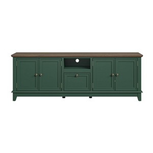 Festivo 72" TV Stand for TVs up to 75" with Hidden Drawer Green - 1 of 4