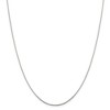 Black Bow Jewelry 0.9mm, Sterling Silver D/C Octagon Mirror Box Chain Necklace - 3 of 4