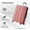 3-Piece Hardside Luggage Set with TSA Lock, Expandable Spinner Suitcases, Lightweight Carry-On 20", 24", 28" for Family Travel - 4 of 4