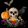 Men's Design By Humans Halloween candy keeper By MomaArt T-Shirt - 2 of 4