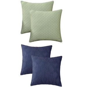 REGALWOVEN 4 Pcs Geometric Pattern Throw Pillowcases for Sofa, Living Room - 1 of 4
