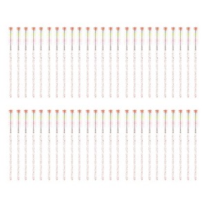 Unique Bargains Disposable Colorful Eyelash Brush 50 Pcs - 1 of 4