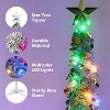 Joyfy 5 FT Pop Up Christmas Tree with Lights, Tinsel Skinny Christmas Tree, Collapsible Artificial Pencil Tree Holiday Decoration for Home - 4 of 4