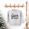 The Juniper Shop Santa We Good Glitter Toddler Graphic Sweatshirt - image 2 of 3