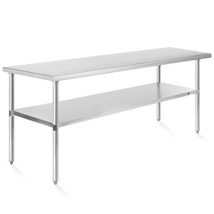KUTLER Stainless Steel Table for Work and Prep, NSF Heavy Duty Commercial Kitchen Table for Restaurant - 1 of 4