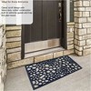 Gardenised Heavy Duty Coco Coir Doormat with Non Slip PVC Baking Embossed Welcome Design Coconut Fiber Floor Mat 18x30" - 4 of 4
